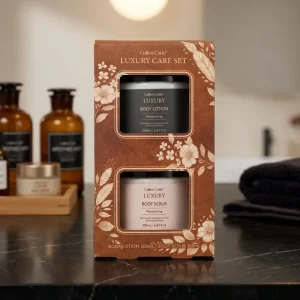 Bergamot & White Mus Bath Gift Set Body Scrub Body Lotion Moisturizing Skin Care and Bathing
