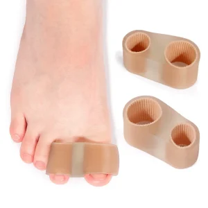 Big Toe Separator Bunions Corrector Orthotic Device SEBS Material for Men Women Can Be Worn with Shoes Double Hole Design