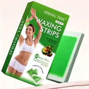 Bikini Intimate Organic Waxing Strip 6 Piece Home Waxing Kit Body Hair Removal Sheet