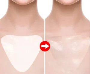 Bio Collagen Chest Mask Heart Shape Real Deep Overnight Hydrogel Mask Breast Mask Chest Pad Sheet