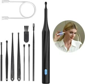 Black Visual Ear Cleaning Multifunctional 500W Pixel Ultra-Clear Earwax Removal Tool