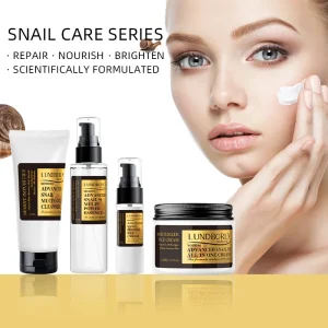 Bleaching Snail Sets Whitening Soap Body Oil Body Lotion Body Cream Face Barrier Repair Care Set for Women