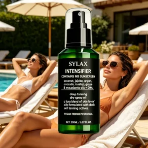 Body Bronzing Dry Oil Spray Fast Absorbing Natural Glow Professional Formula Premium Skincare Even Tanning Solution