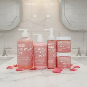 Body Care Improves Skin Texture and Barrier to Moisturize Refreshing Not Sticky Rose Five Items Set