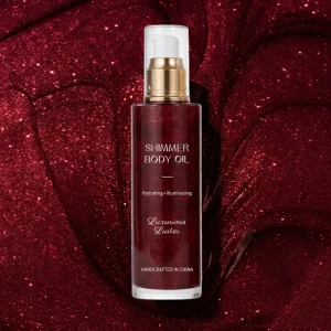 Body Glow Oil Shimmering Bronze Body Oil for Radiant Skin Moisturizing Private Label Bulk OEM ODM