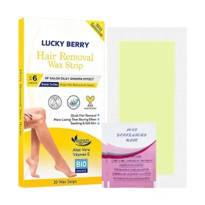 Body Hair Removal Wax Strips Large Size Depilation Strips for Leg and Arm Back Gentle on Skin