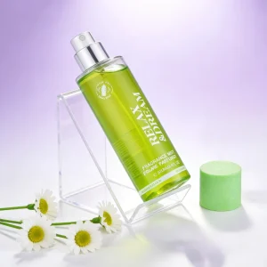 Body Mist 250ML Luxe Glittery Cap Long Lasting Serene Green Scent Body Spray for Daily Relaxation Bedtime
