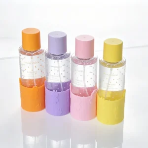 Body Mist OEM ODM Private Label Long Lasting Scented Hydrating Body Spray with Anti Slip Silicone Sleeve for All Day Freshness
