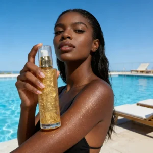 Body Oil Gel Moisturizing Nourish Multiple Flavors and Fragrances Lotion Private Label Scented Shimmer Oil