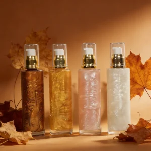 Body Oil Gel Moisturizing Nourish Multiple Flavors and Fragrances Lotion Private Label Scented Shimmer Oil