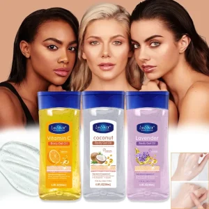 Body Oil for Healthy Glowing Skin Body Oil Gel Whitening Body Massage Oil Cocoa Skin Moisturizing Beauty Skin Care Vitalizing