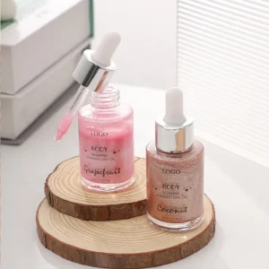 Body Oil for Skin Glow Organic Glowing High Shine Shimmer Body Oil