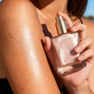 Body Shimmer Makeup Body Shimmer Oil Liquid Highlighter Brightening Sexy Glow Glitter Highlighter Spray