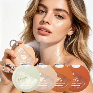 Body Shimmer Spray Long Last Body Shimmer Oil Custom Makeup Highlighter for Body and Hair