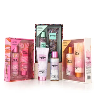 Body Spray and Cream Lotion Set for Women with Long-Lasting Fragrance Customers Can Choose Capacity