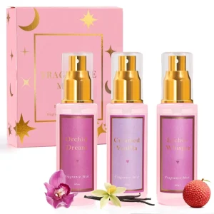 Body Spray for Women Body Fragrance Mist Gift Set Body Spray for Women with Vitamin C Firming Moisturizer Acne Treatment