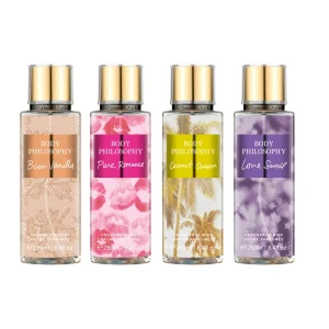 Body for 250ml Long Lasting Floral Scent Eco Friendly Body Mist Perfume Spray Custom Design