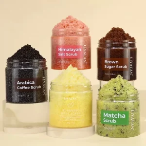Bodyscrub Private Label Eco Friendly Aromatherapy Himalayan Salt Brown Sugar Matcha Coffee Turmeric Exfoliating Bath Salt