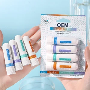 Boomboom Nasal Inhaler Stick Same Mint Refreshes the Mind Nasal Airway OEM Nasal Inhaler Private Label
