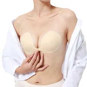 Bottom Breast Patch Silicone Breast Patch Women’s Thin LiftBackless Reusable Silicone Covering Nipple Bras