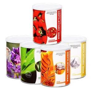 Brazilian Organic Vegan Hard Wax Bulk Hair Removal 400g 800g Hot Depilatory Wax Tins