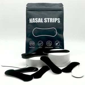 Breath Easy Nasal Strips Sport Black Skin Clear Nose Strip Anti Snoring Ventilation Nose Tape Patch Breathing Nasal Strips