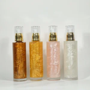 Brighten Body Shimmer Oil With Different Scents Custom Private Label