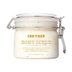 Brightening Body Scrub with Hibiscus and Frangipani Monoi Salt Glow Mineral Rich Formula to Nourish Skin