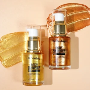 Brightening Body Shimmer Oil Body Glow Natural Organic Body Oil Supports Customized Private Labels