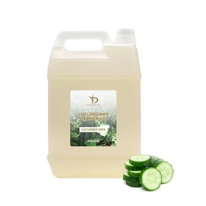 Bulk Cold Pressed Organic Cucumber Seed Oil 5kg Natural Cucumis Sativus Carrier Oil for Cosmetics Grade