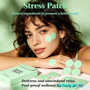 Bulk Order Private Label Low MOQ for Spa and Relaxation Buyers Lavender Scent Stress Management Relax Transdermal Body Patch