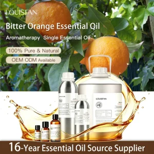 Bulk Organic 100% Pure Bitter Orange Essential Oils for Soap Making Skin Care Massage Raw Material Distilled 500ML Oil