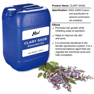 Bulk Perfume Aromatherapy Clary Sage Essential Oil Aroma Fragrance Oil for Body Skin