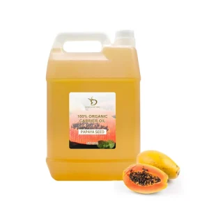 Bulk Sale 100% Organic Papaya Seed Oil 5kg Drum Pure Natural Carrier Oil for Salon Spa and Professional Use