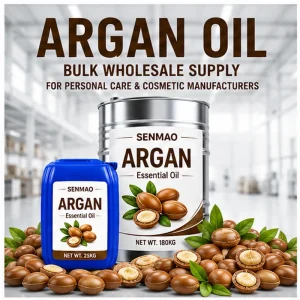 Bulk Supply Organic Cold Pressed Argan Oil Nourishing and Moisturizing Ideal for Hair Care Skin Care and Body Massage