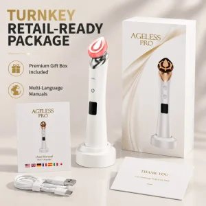CE Certified Facial Apparatus Handheld Personal Care Tool USB Recharge US Customized Instruction Manual Complete Accessory Kit