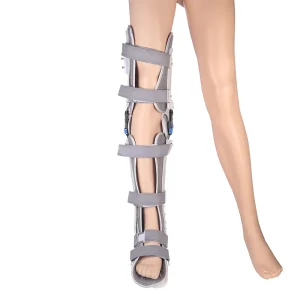 CE Certified Orthotics Adjustable Comfortable Knee Ankle Foot Orthosis KAFO for Fixation