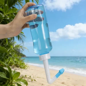 CE FDA Certified Nasal Wash Bottle ISO13485 Manufacturer Portable Sinus Rinse Nasal Irrigator for Personal Cleansing