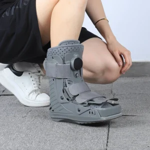 CE ISO Approved Grey Cam Walker Boot Orthopedic Air Walker for Ankle Fracture Recovery