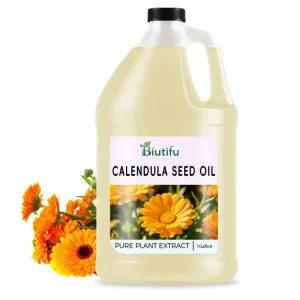 Calendula Seed Oil Cold Pressed Irritated Skin Relief Facial Hydration Body Massage Hair Care Cosmetic Raw Material