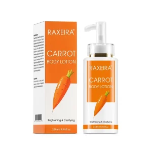 Carrot Brightening Body Lotion Cream Hydrating Moisturizing Whitening Even Skin Tone Skin Whitening Body Lotion