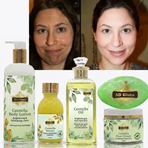 Centella Skin Care Set Whitening Lightening Body Natural Radiance Deep Hydration Centella Cleansing Oil Centella Asiatica Serum