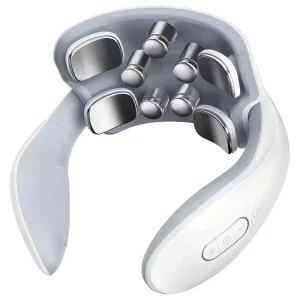 Cervical Neck Massager Business Gift Portable Cordless Smart U Shape Hands Free Electric 6 Mode Neck Massager