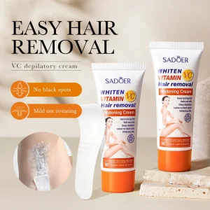 Chemical Vitamin C Hair Removal Cream Gentle for Women Underarm and Leg All Skin Types