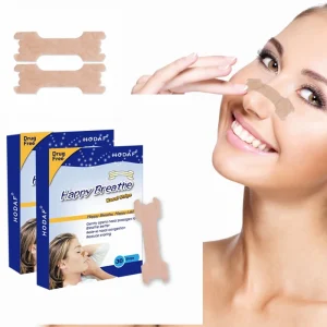 China CE Custom Branded Nasal Strips Snoring Relief Magnetic Cotton Improve Breathing Extra Strength Improved Breathing Strips