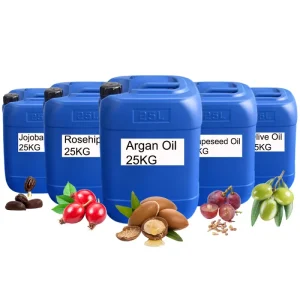 China Supply OEM ODM Organic Cold Pressed Carrier Oils Rosehip Wheat Germ Argan Almond Jojoba Olive Grapeseed Oil in Bulk