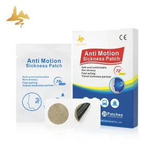 Chinese Factory Disposable Transdermal Patch Anti Nausea Body Relief Motion Sickness Healthcare Supply for Trips