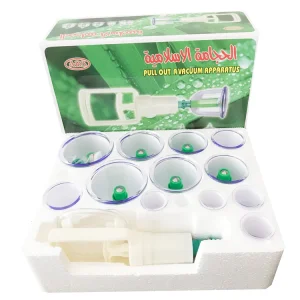 Chinese Medical 12 Cups Vacuum Body Cupping Set Portable Massage Therapy Kit Free Shipping