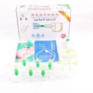 Chinese Medical Vaccum Cupping 12 Cups Set Kit+6 Magnets