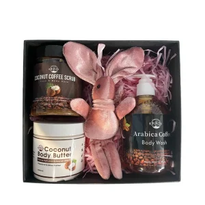 Christmas Gift Sets Valentine’s Day Coffee Shower Gel & Body Scrub & Body Butter Three in One Gift Products